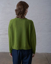 Load image into Gallery viewer, Bibico Lottie merino wool cardigan Moss Green
