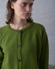 Load image into Gallery viewer, Bibico Lottie merino wool cardigan Moss Green
