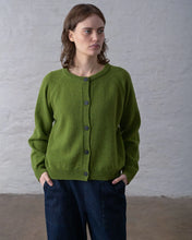 Load image into Gallery viewer, Bibico Lottie merino wool cardigan Moss Green
