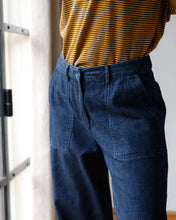 Load image into Gallery viewer, Bibico Margate relaxed trouser Mid Blue Denim
