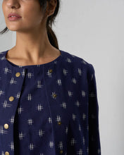 Load image into Gallery viewer, Bibico June Utility jacket Ikat Navy - CW CW 
