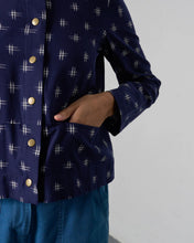 Load image into Gallery viewer, Bibico June Utility jacket Ikat Navy - CW CW 
