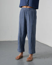 Load image into Gallery viewer, Bibico Clara double gauze trouser Navy Stripe - CW CW 
