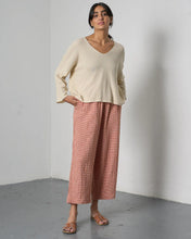 Load image into Gallery viewer, Bibico Clara gingham check trouser Rust - CW CW 
