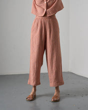 Load image into Gallery viewer, Bibico Clara gingham check trouser Rust - CW CW 
