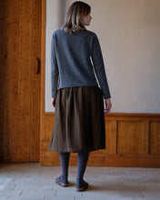 Load image into Gallery viewer, Bibico Aria roll neck merino lambswool knit Derby Grey
