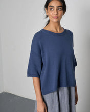 Load image into Gallery viewer, Bibico Lisa cotton knit jumper Navy - CW CW 
