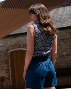 Bibico Petra day shorts Oxford Indigo