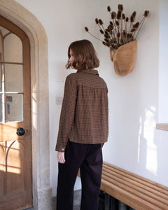 Bibico Hanna bib shirt Flannel Check