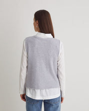Load image into Gallery viewer, Yerse Nina knitted waistcoat Grey
