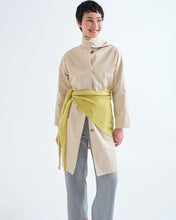Load image into Gallery viewer, Compañia Fantastica Triangular knit scarf Soft Lemon
