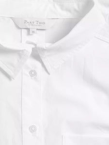 Part Two Lulas modern classic poplin shirt Bright White