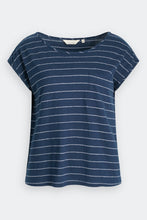 Load image into Gallery viewer, Seasalt Causeway striped top in Navy/Ivory - CW CW 
