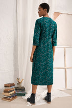 Load image into Gallery viewer, Seasalt Merrose printed Painted Seed heads babycord long dress  in Thicket
