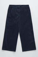 Load image into Gallery viewer, Seasalt Asphodel soft handle cord wide leg cropped trouser in Dark Night
