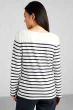 Load image into Gallery viewer, Seasalt Sailor shirt Falmouth breton in Chalk Midnight
