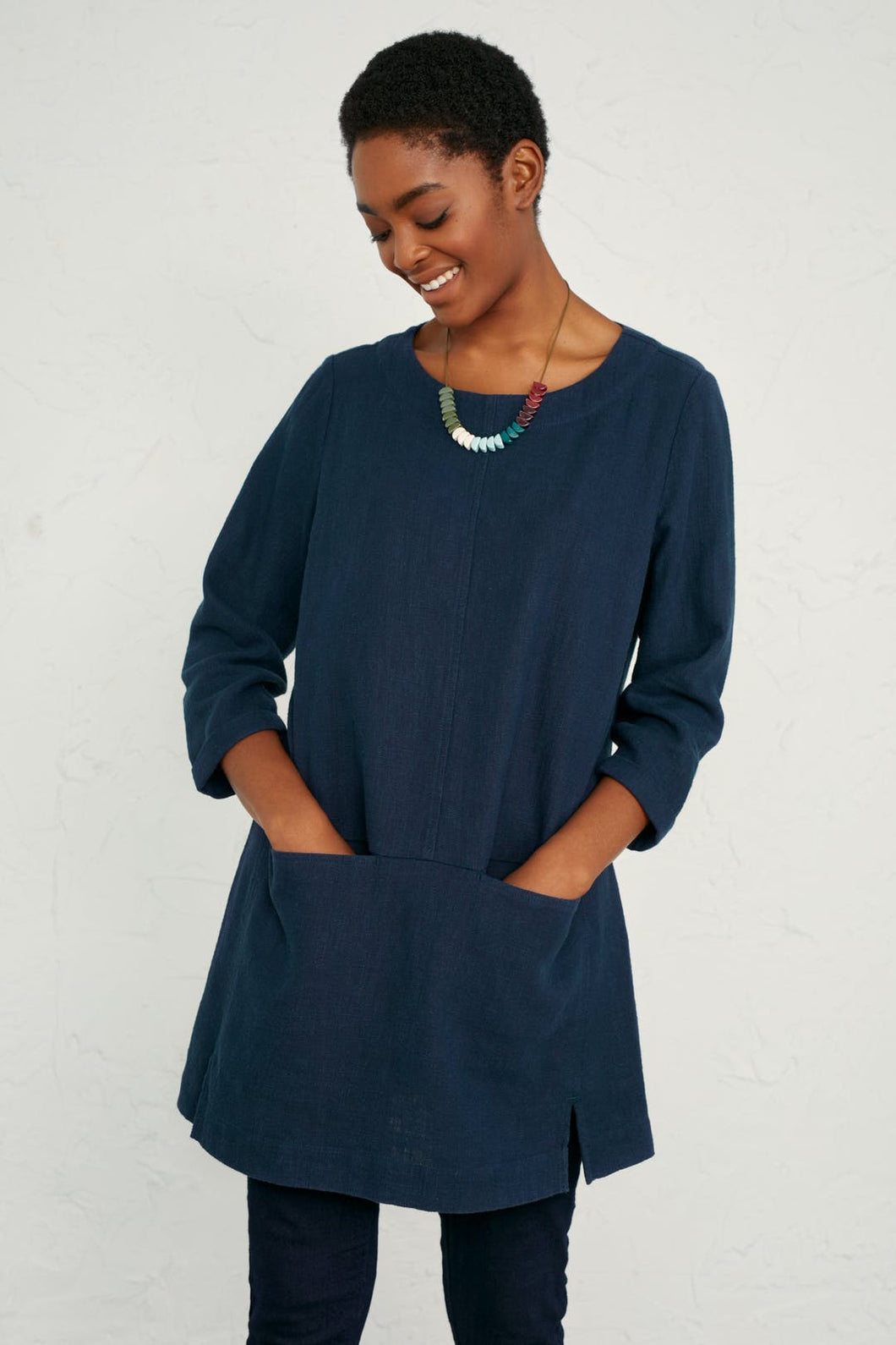 Seasalt St Agnes clay tunic in Waterline