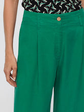 Load image into Gallery viewer, Nice things Tencel culotte pants Shiny Green
