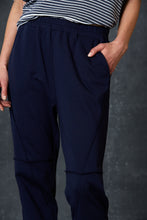 Load image into Gallery viewer, Eb &amp; Ive Arrival seam detail sweat pant in Navy
