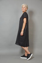 Load image into Gallery viewer, Eb &amp; Ive Studio linen midi dress Ebony
