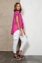 Load image into Gallery viewer, Eb &amp; Ive Indica linen top Orchid
