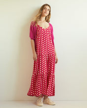 Load image into Gallery viewer, Yerse Geometric print long sundress Pink multi
