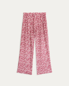 Yerse Flowy print trousers Pink flowers