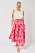Load image into Gallery viewer, Haven Zanzibar Maxi A line skirt Sangria
