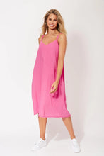 Load image into Gallery viewer, Haven St Barts midi sun dress Flamingo
