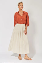 Load image into Gallery viewer, Haven Belize linen blend easy skirt Clay
