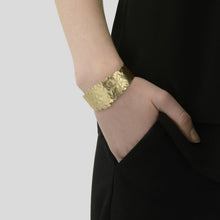 Load image into Gallery viewer, Dansk Amelia statement bracelet Gold Plated
