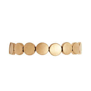 Dansk Copenhagen Vanity small flat circles bracelet in Gold - CW CW 