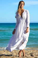 Load image into Gallery viewer, Aspiga Audrey Lace Maxi dress White
