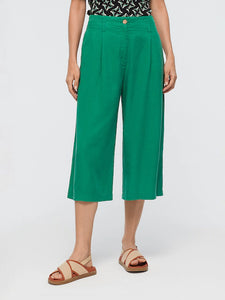 Nice things Tencel culotte pants Shiny Green