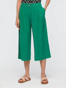 Nice things Tencel culotte pants Shiny Green