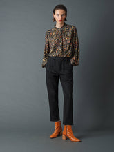 Load image into Gallery viewer, Indi &amp; Cold Roma knit pencil stripe tailored trouser in Marengo
