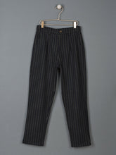 Load image into Gallery viewer, Indi &amp; Cold Roma knit pencil stripe tailored trouser in Marengo
