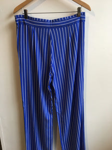 Great Plains Salerno stripe trouser in Cornflower and milk - CW CW 