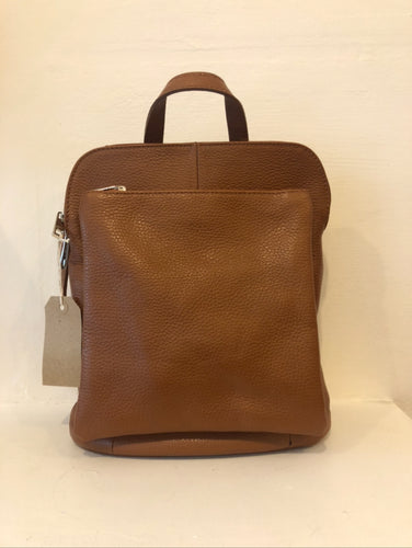 Bagitali Roma small convertible backpack/handbag in Tan - CW CW 