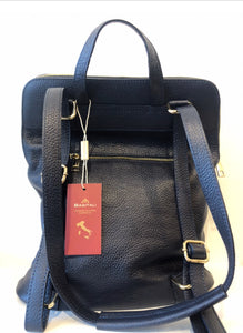 Bagitali Milan large convertible rucksack/handbag in Navy - CW CW 