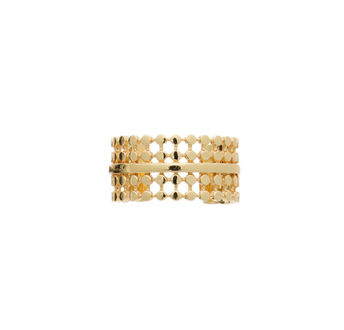 Azuni Etrusca double row ring - CW CW 