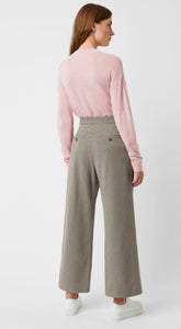 Great Plains Camberley check trouser in Black Cream Multi