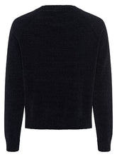 Load image into Gallery viewer, Great Plains Bethan chenille knit with crew neck in Black
