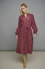 Load image into Gallery viewer, Rino &amp; Pelle Noreen print floral dress Port Flower
