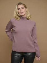 Load image into Gallery viewer, Rino &amp; Pelle Tem mock neck sweater Mauve

