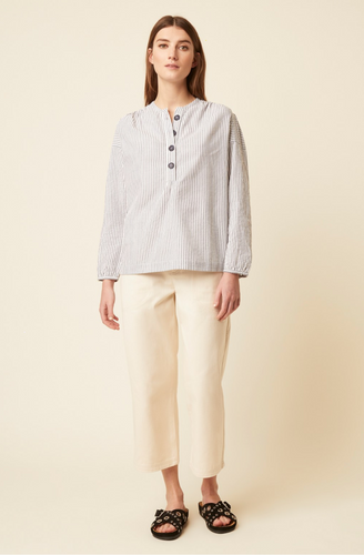 Great Plains Nala striped blouse in Navy/white - CW CW 