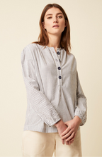 Load image into Gallery viewer, Great Plains Nala striped blouse in Navy/white - CW CW 
