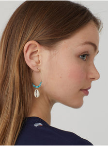 Nice things Shell earrings in Blue - CW CW 