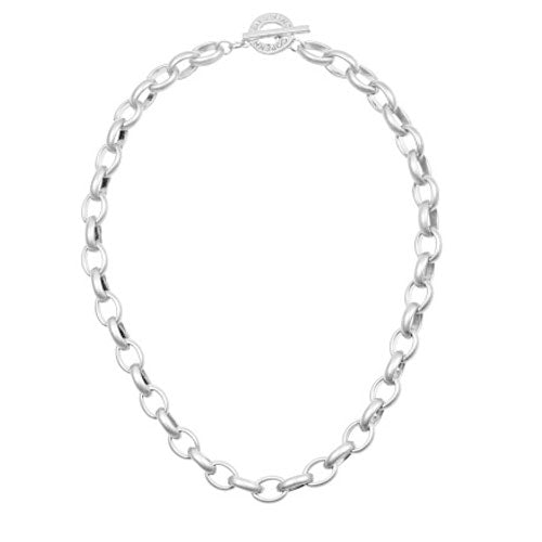 Sence Chunky link statement necklace in Silver