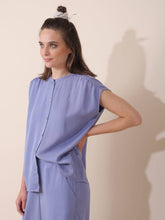 Load image into Gallery viewer, Indi &amp; Cold Lyocell sleeveless shirt Azul
